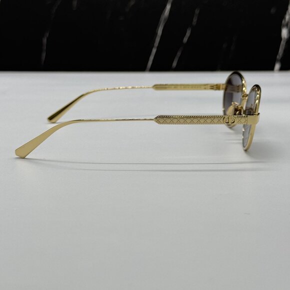 NEW DIOR DIORCANNAGE R1U B0A1 WOMEN GOLD SUNGLASSES - Picture 5 of 9
